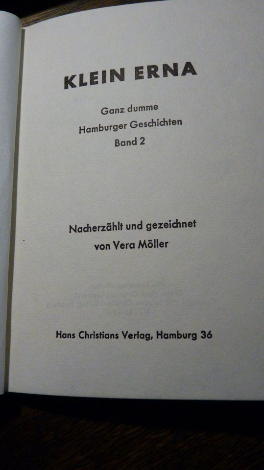 Klein Erna , ganz dumme Hamburger Geschichten , Band 2 in Gemünden