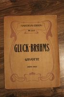 Altes Notenheft – Piano – Gluck-Brahms – Gavotte - Jugendstil Bayern - Bütthard Vorschau