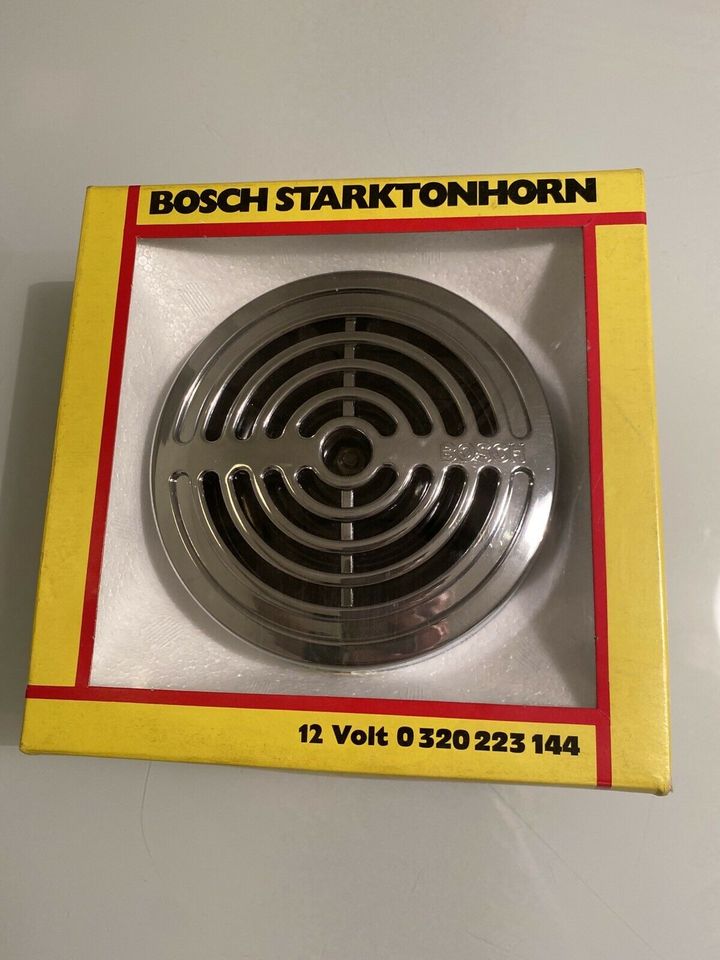 Bosch Starktonhorn 12 V - Tiefton Horn 300 Hz NOS 140mm