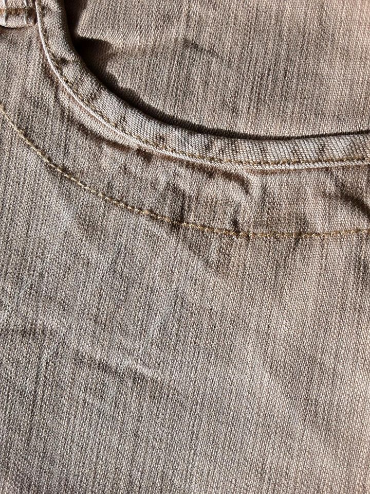 Damen Jeans CHEER beige natur Sand Gr. 38 Glitzer Topzustand in Quierschied