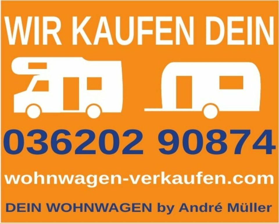 ANKAUF von WOHNWAGEN DEUTSCHER HÄNDLER wohnwagen-verkaufen.com in Ichtershausen