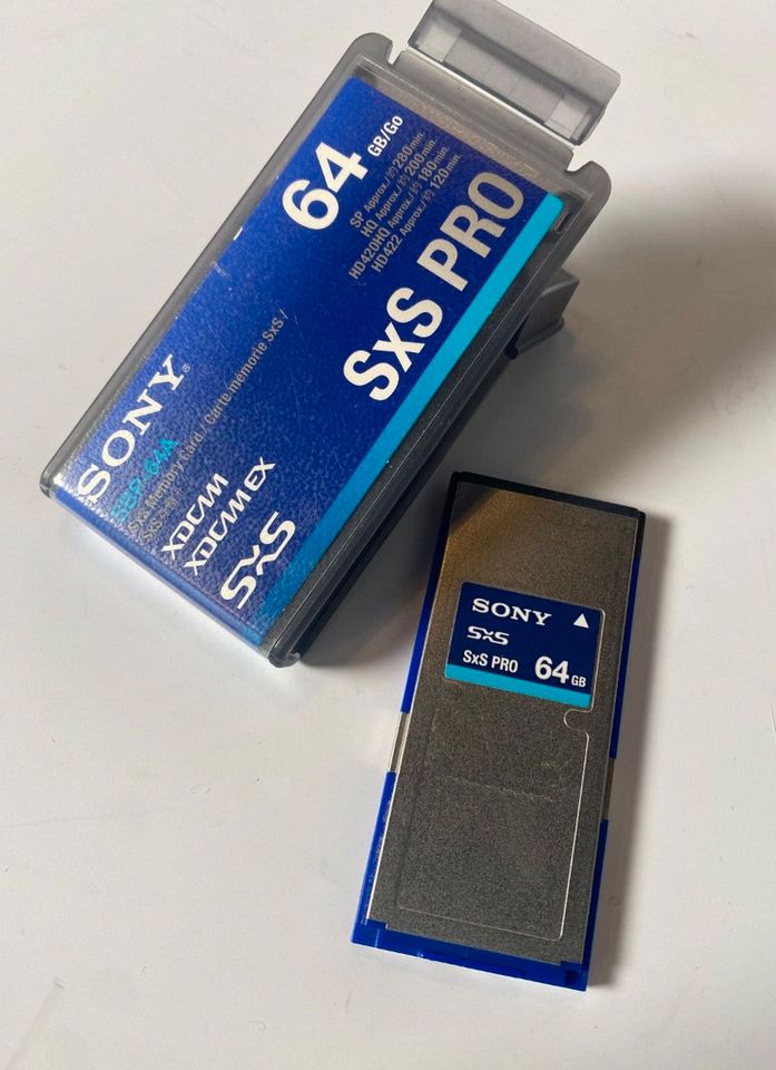 SONY SXS Pro 64Gb Speicher Karte SBP-64A Memory Card für Arri Ale in Efringen-Kirchen