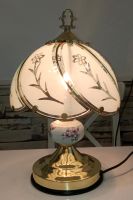 Tischlampe Vintage/Retro 3-Stufen-dimmbar Gold Floral Hessen - Obertshausen Vorschau