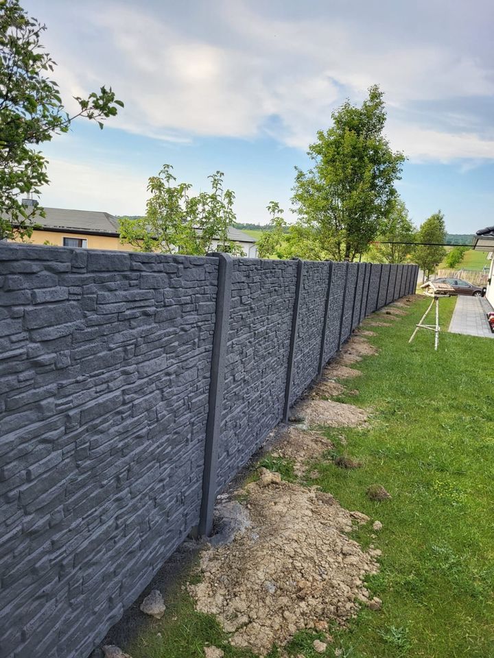 Gartenzaun 20m Schallschutz Betonzäune Sichtschutz Zaun in Schönebeck (Elbe)