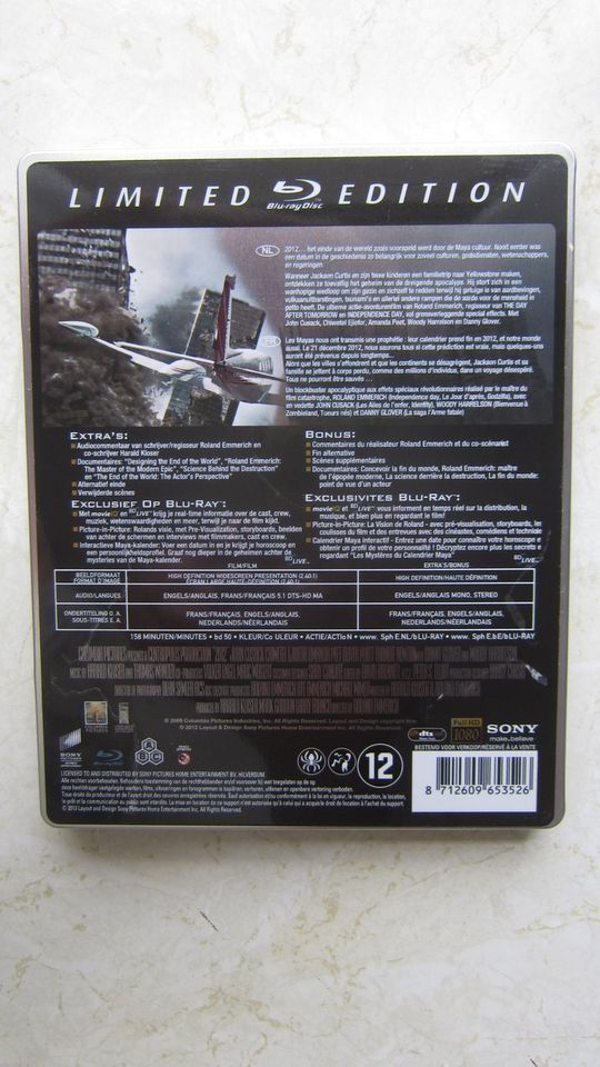 Bluray - 2012 - Steelbook - seltenes Motiv in Haibach Unterfr.