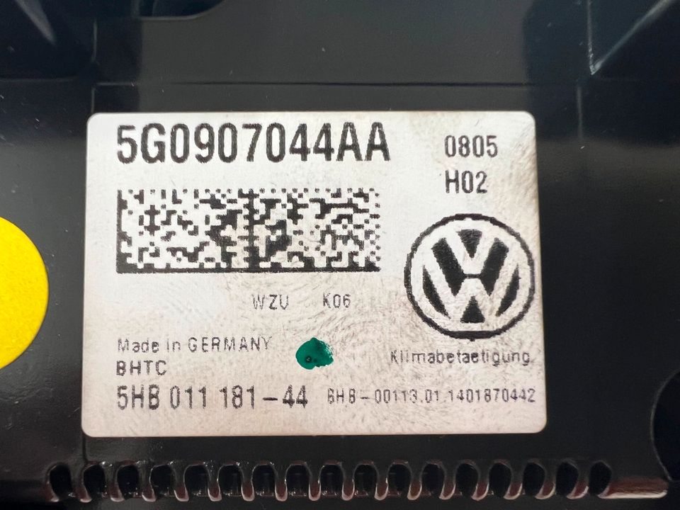 VW Golf VII 5G Klimabedienteil, Steuerung Climatronic,5G0907044AA in Chieming