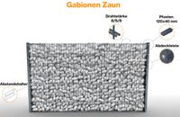 Doppelstabmattenzaun Gabionen Sichtschutz Höhe 800-2000mm Nr.164 Nordrhein-Westfalen - Lübbecke  Vorschau