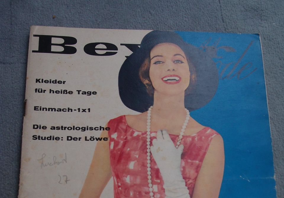 Beyer Mode Magazin Sommer 7/1961 Modetrend 50er 60er Rockabilly in Bietigheim-Bissingen