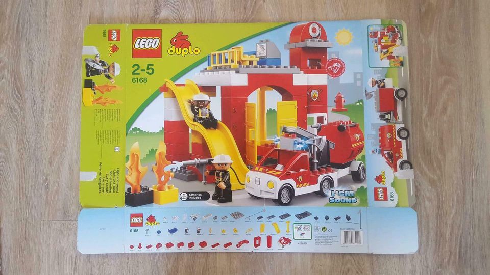 ❤ Lego Duplo Feuerwehr Hauptquartier 6168 Spiel für 2-5 Jahre in Düsseldorf