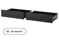 2 Bettkästen Malm Ikea schwarz braun Unterbettkommode Sachsen-Anhalt - Dessau-Roßlau Vorschau