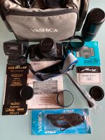 Yashica 200-AF mit Metz-Blitz Weitwinkel Tele Tasche Anleitungen Hessen - Bad Nauheim Vorschau