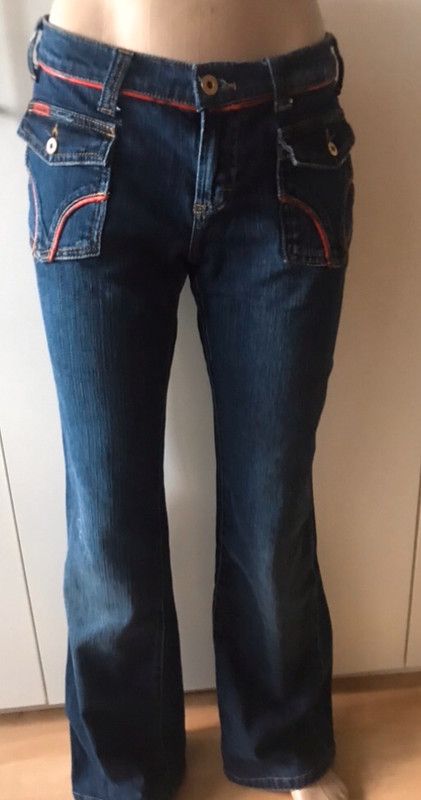 Dolce&Gabbana tolle Designer Jeans mit Leder 29 in Meine