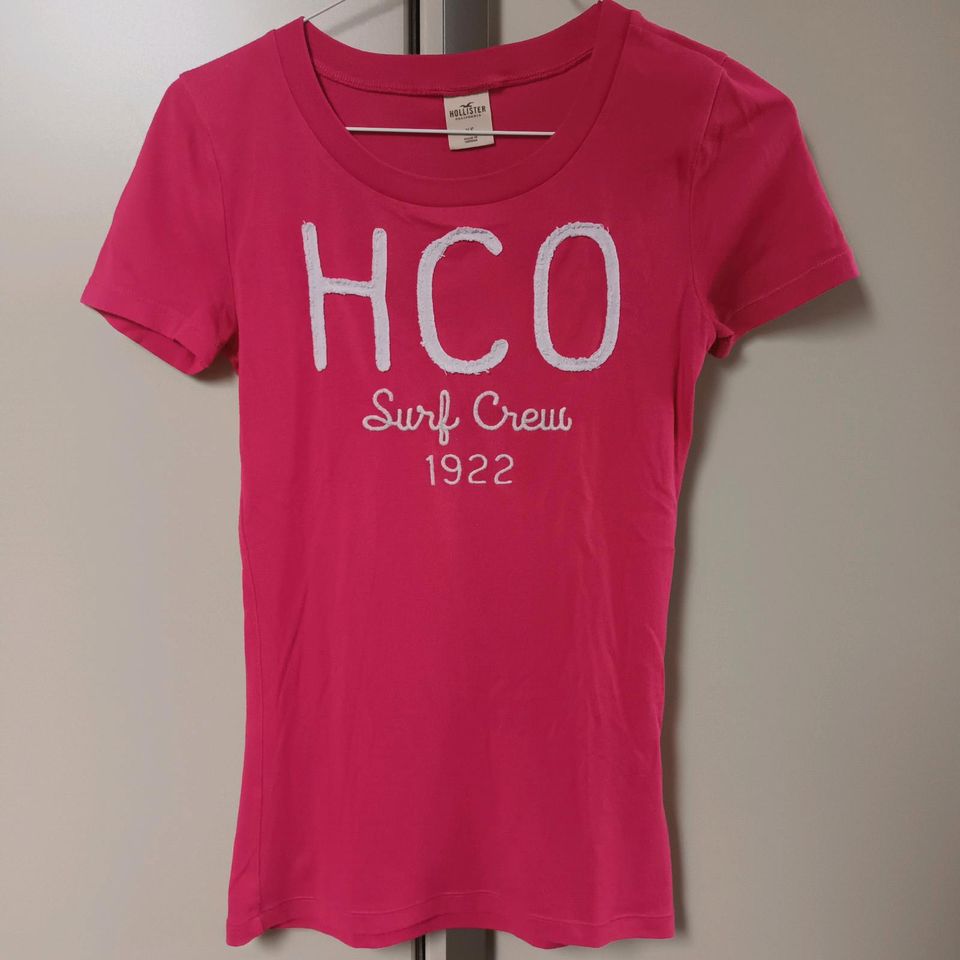 Hollister Damen/ Mädchen T-Shirt pink Gr. XS in Hüllhorst