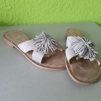 "super moda" Pantolette Wildleder gepolsterte Sohle Gr.37 Leipzig - Schönefeld-Abtnaundorf Vorschau
