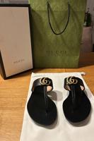 Gucci GG Marmont Leder Sandale 36, 36,5, 37 Schwarz Nordrhein-Westfalen - Krefeld Vorschau