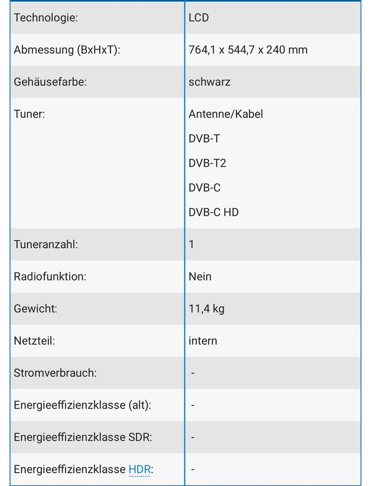 LG Fernseher „80 cm Full-HD“ in Ilsede