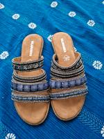 Sandalen Pantoletten Salamander 37 navy blau Nordrhein-Westfalen - Solingen Vorschau