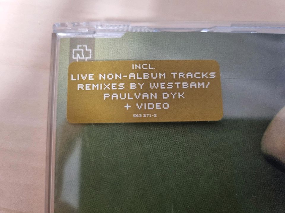 CD Rammstein Ich will 6 Track Maxi mit Sticker in Mindelheim