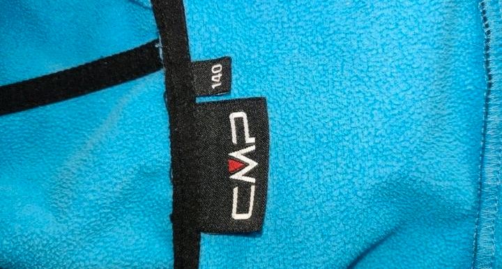 CMP Softshelljacke Gr 140 grau blau schwarz in Lützelbach