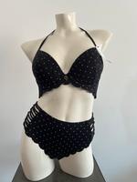 Schwarzer Gepunkteter Bikini von Hunkemöller Doutzen Gr. 80C/M Aachen - Preuswald Vorschau