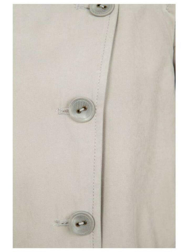 VILA Mantel Trenchcoat Wildleder Optik gr. S Beige/grau Neu mit E in Täferrot