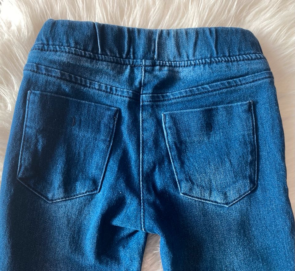 Jeggings Jeans Hose dunkelblau Gr.98 Impidimpi Kinderhose wie NEU in Sand a. Main