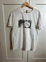 Weißes Oversized Shirt mit Oasis-Print Größe L Mitte - Gesundbrunnen Vorschau