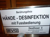 Hände, Desinfektion, Edelstahl mit Fusspumpe Bayern - Schondorf am Ammersee Vorschau