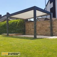 Lamellendach Pergola Terrassendach Pavillon Carport 4 m x 3,5 m Hessen - Nauheim Vorschau