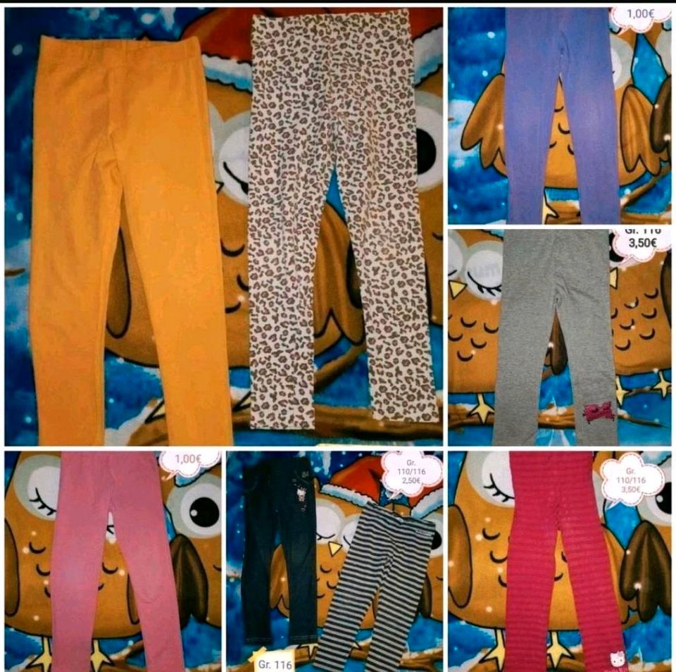 Leggings Jeggings Gr. 110 + Gr. 116 Monster High Hello Kitty in Heidelberg