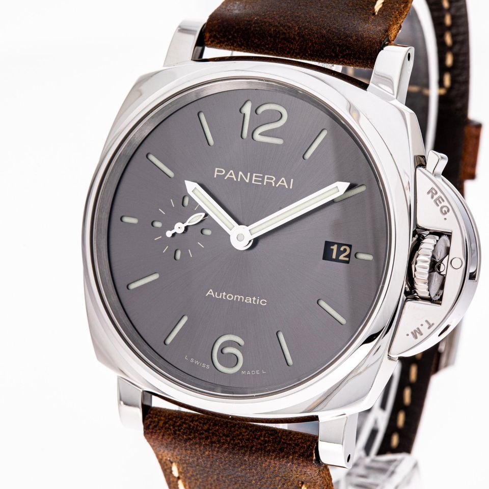 Panerai Luminor Due 42 Grau Stahl  PAM 00904 wie NEU 2022 Full S. in Hannover