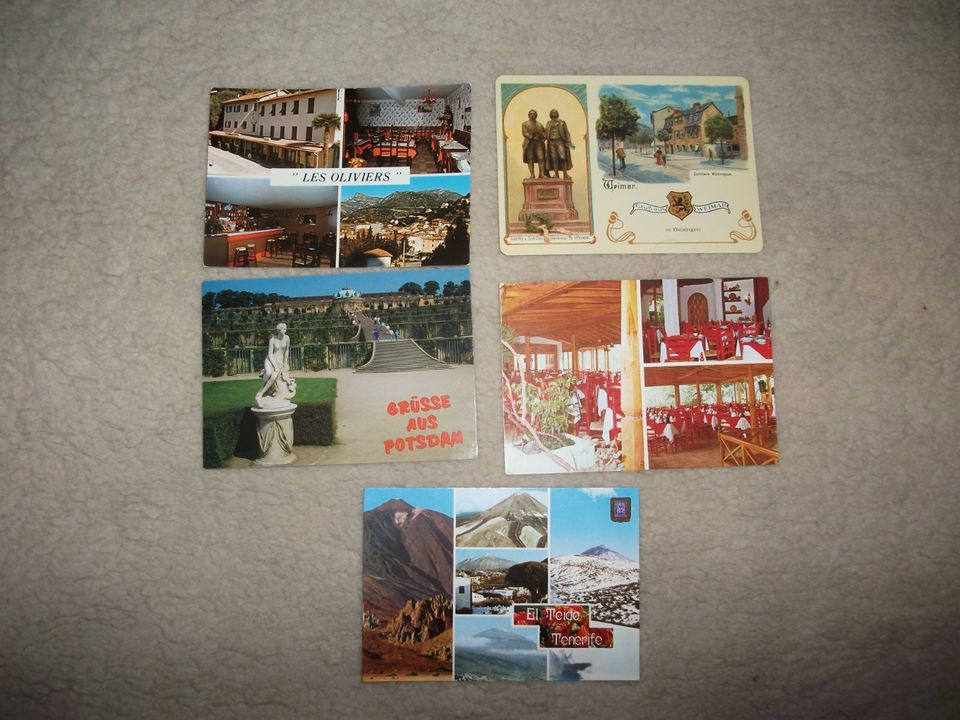 5 alte Postkarten in Dissen am Teutoburger Wald