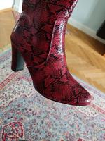 Stiefeletten Kroko rot neu bequem Nordrhein-Westfalen - Dormagen Vorschau