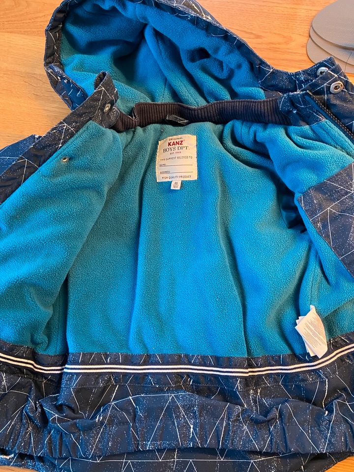 KANZ Winterjacke, Blau, Gr. 86 in Rheine