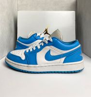 ✅Nike Jordan 1 Low UNC University Hellblau/Weiß 39 US 8 Sneaker Sachsen - Treuen Vorschau