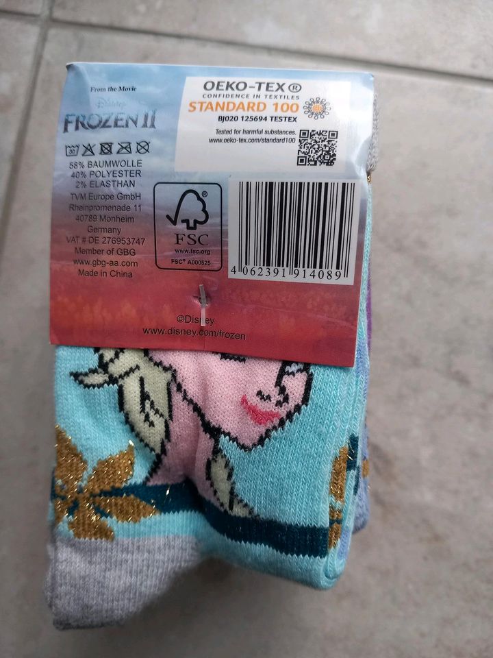 Socken 5er Pack NEU Gr. 23/26 Frozen & Paw Patrol in Bad Schwartau