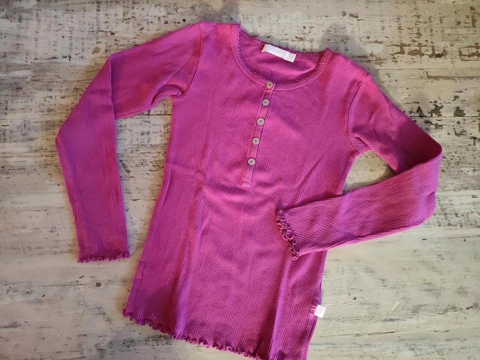 AYA NAYA Shirt Henley 7y 122 Longsleeve Langarm Pink TOP Skandi in Stuttgart