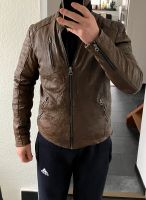 Jack & Jones Core Biker Lederjacke Echt Leder braun  b1 Gr. M Baden-Württemberg - Bad Saulgau Vorschau