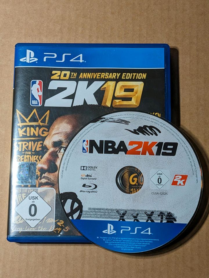 PS4 Playstation 4 NBA 2K19 Basketball 20TH Anniversary Edition ✓✓ in Haiger