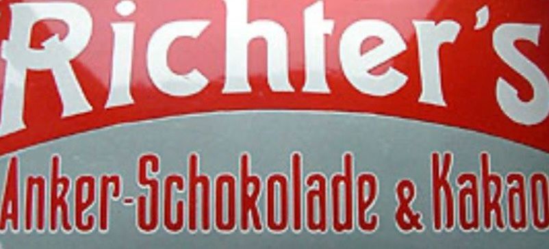 ✊SUCHE✊ Richter Anker Schokolade Emailschild Emaileschild Cacao in Markkleeberg