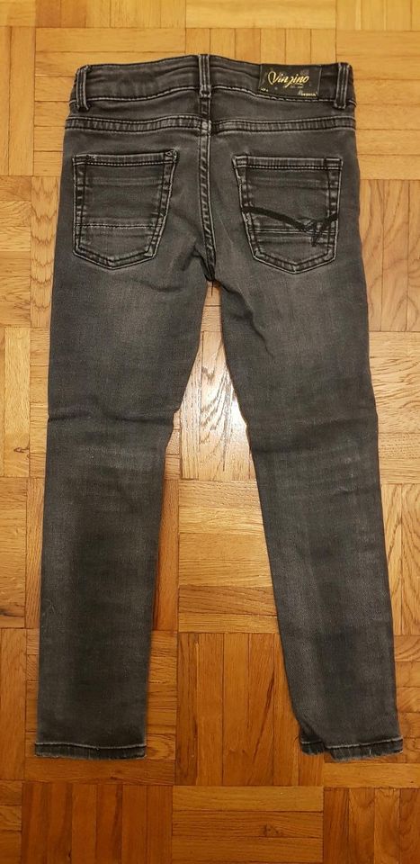 Jeans, used Look, schwarz, Größe 110 in Frankfurt am Main