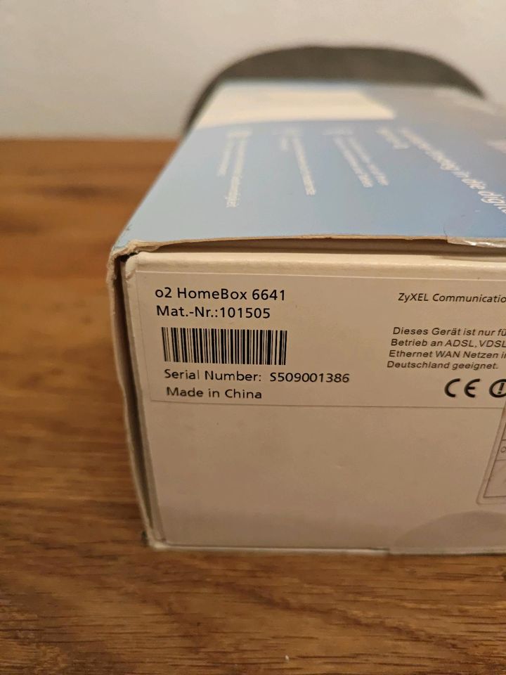 O2 HomeBox 2 6641 WLAN Router Wi-Fi ADSL VDSL NEU + OVP in Sindelfingen