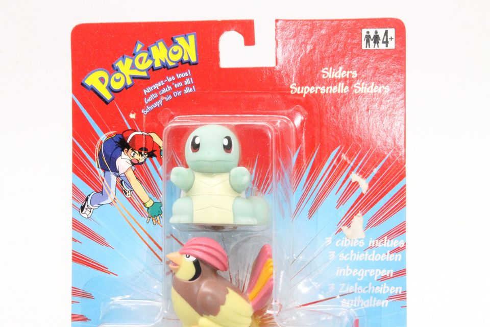 Pokemon Sliders Super Flitz 3er Vintage Figuren Hasbro 2000 OVP in Brunnen