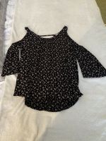 Geblümte Bluse 34 XS schwarz mit Blumenmuster Nordrhein-Westfalen - Siegen Vorschau