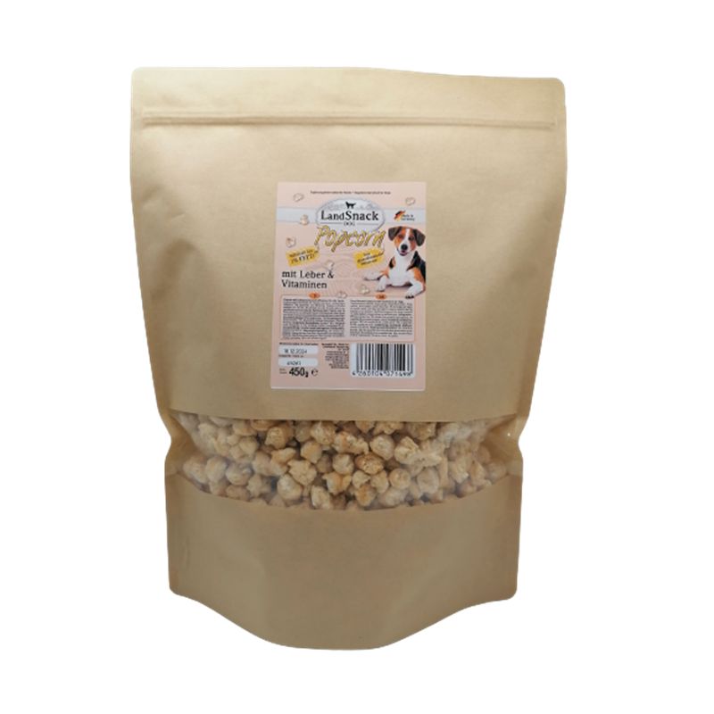 Hundesnack Popcorn mit Leber oder Vitamine /  5 x 450g  XXL-Pack in Witten