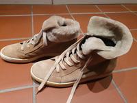 Schnürbootie beige mit Warmfutter, Marke Paul Green Niedersachsen - Weyhe Vorschau