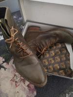 Stiefelette grün Gr. 41 Echtleder Thüringen - Ilmenau Vorschau