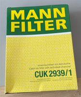 MANNFILTER CUK 2939/1 Innenraumfilter neu; Audi VW Skoda Seat Bayern - Aichach Vorschau