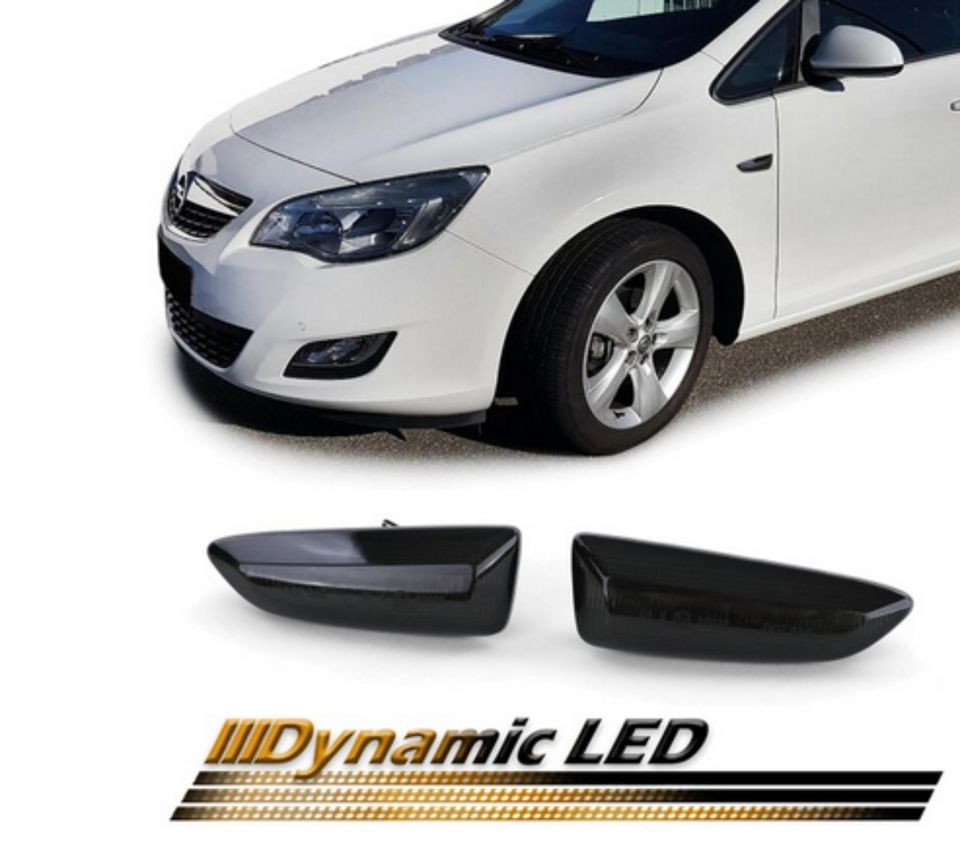 Opel Astra K dynamische Led Seitenblinker schwarz ab BJ 2015 Neu! in Calden