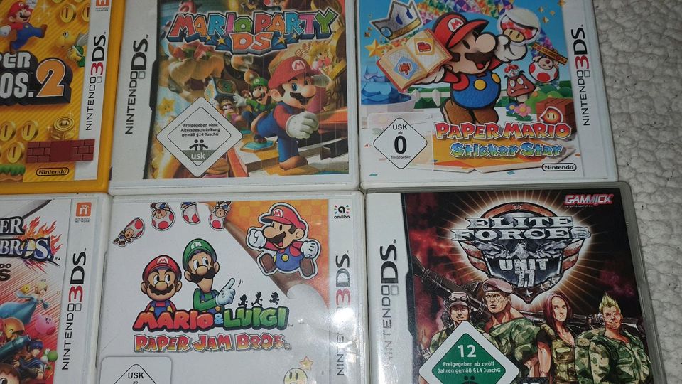 Nintendo 3DS + DS Spiele -  Pokemon , Mario u. a. in Schleswig